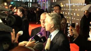 Michael Douglas bei DeutschlandPremiere von Liberace  Berlin [upl. by Aniretak]