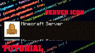 How to create a server icon for your Spigot server [upl. by Ecam850]