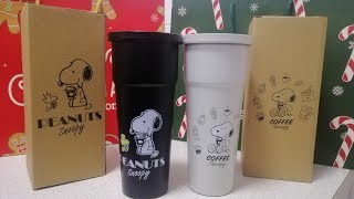 รีวิว แก้ว snoopy cafe amazon แก้วอเมซอน สาวกสนูปปี้ ไม่ควรพลาด [upl. by Nerb]