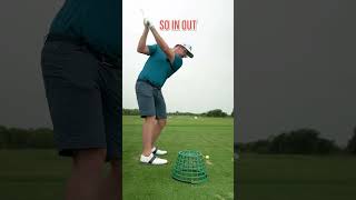 Fix Your Swing Path in 50 Seconds golf shorts [upl. by Wiburg]