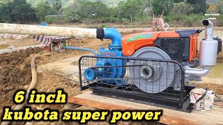 MESIN POMPA AIR 6 INCH KUBOTA RD 85 DI 1S [upl. by Chev104]