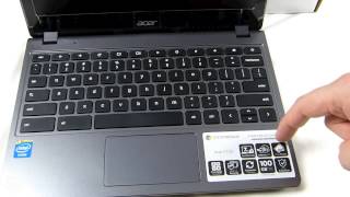 Acer C720 Chromebook Unboxing video [upl. by Molton501]