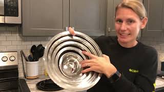 Stainless Steel Mixing Bowl Set Review [upl. by Paulo282]