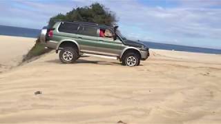 OFFROAD  Jeep Mazda and Isuzu  Calanga Beach Sand Dunes [upl. by Kcirdled528]