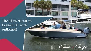 Chris Craft 28 Launch GT Outboard [upl. by Swihart]