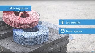 Murfor® Compact Masonry reinforcement on a roll [upl. by Henebry]