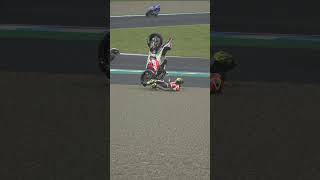 Slow motion crash motogp [upl. by Tolley]