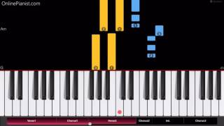 Calvin Harris  My Way  Easy Piano Tutorial  How to Play [upl. by Bolen]