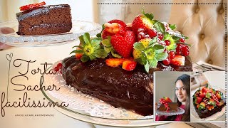 RICETTA TORTA SACHER SPECIALE SAN VALENTINO [upl. by Ennaylloh]