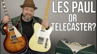 Telescaster vs Les Paul  Which One Are You  MartyMusic Gear Thursday [upl. by Aihcsrop]