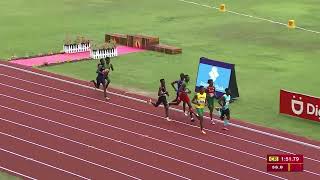 CARIFTA Games 2024 Grenada  Boys 800 Meter Run Under 17 SF 2 [upl. by Randal680]