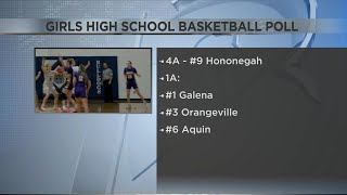 Local teams crack first AP top ten high school hoops rankings of season [upl. by Ettevram]