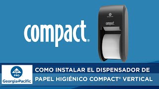 Como Instalar El Dispensador de Papel Higiénico Compact® Vertical [upl. by Shafer]