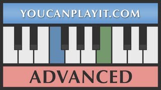 The Entertainer  Advanced Piano Lesson Tutorial [upl. by Knowland]