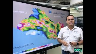 Pronóstico del tiempo para este domingo 7 y lunes 8 de julio [upl. by Flita]