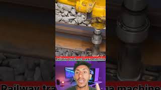 Railway track net laga machine 😲 tecnology shortvideo short [upl. by Drofliw133]