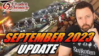 Eiyuden Chronicle  September 2023 Kickstarter Update [upl. by Yedarb]