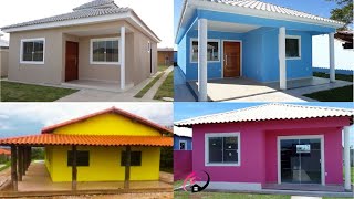 200 IDEIAS DE CORES PARA FACHADAS DE CASAS SIMPLES  Cores para casas  MINHA CASA MINHA VIDA 2024 [upl. by Anyale]