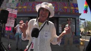 Artist Barbara Mendes introduces the Square named in her honor on S Robertson Blvd [upl. by Gearard6]