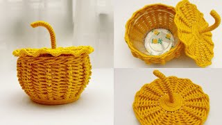 DIY a Cute Storage Basket [upl. by Rehtaef910]