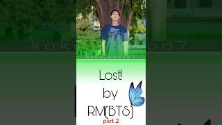 RMBTS lost Easy lyricsBTS easy lyrics btsshorts [upl. by Hillyer]