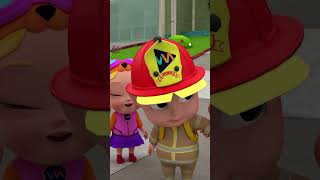 Los bomberos están aquí  Camión de Bomberos  Canciones Infantiles canciones shorts [upl. by Ecnarolf]