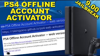 PS4 Offline PSN Account Activator on 900 Jailbreak Tutorial [upl. by Lettig513]