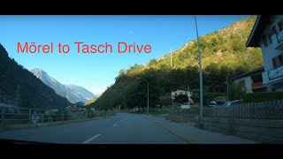 The Route to Zermatt  Mörel to Tasch Drive 4K [upl. by Orit]