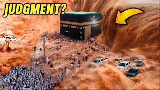 The KAABA in Mecca is SUBMERGED Could this be a DIVINE JUDGMENT [upl. by Enilkcaj]