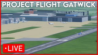 🔴LIVE AIRPORT WEBCAM  London Gatwick  Live Cam Project Flight [upl. by Airdua262]