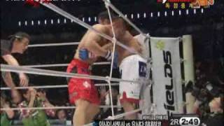 Hidehiko Yoshida vs Satoshi Ishii K1 Dynamite 2009 Round 2 [upl. by Tnirb814]