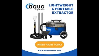 Aqua Pro Vac Extractor  Effortless Carpet Cleaning [upl. by Ocimad]