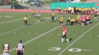 MRFL U13 Peewee Lasalle Warriors v Sun Youth Hornets 2024 [upl. by Ynaffi]