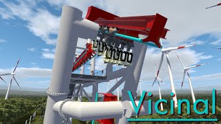 No Limits 2 Coaster  Vicinal  Inverted Heartline Coaster [upl. by Therron630]