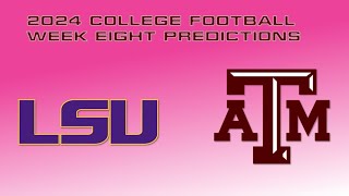 2024 College Football Week Nine Predictions [upl. by Adnohrahs]