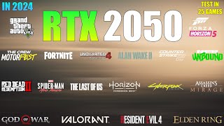 RTX 2050 Laptop  Test in 25 Games in 2024  still good for Gaming [upl. by Yasibit]