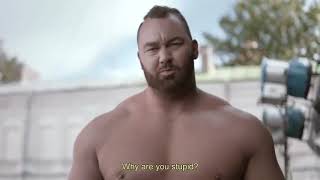 The Mountain and Septa Unella star in a new ad eng subs [upl. by Presber702]