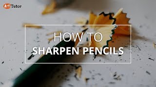 How to Sharpen Pencils [upl. by Eemaj]