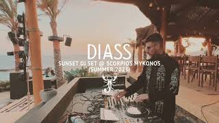 Diass  Scorpios Mykonos Sunset DJ Set Summer 2023 [upl. by Shanan]