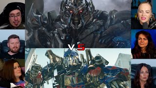 Optimus prime vs Megatron Transformers  2007  Reaction Mashup  transformers [upl. by Lorne163]