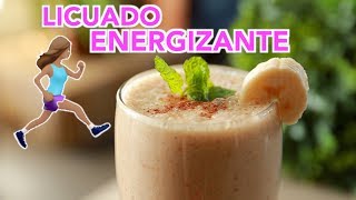 Licuado Energetico de Avena y fruta Desayuno Nutritivo  Recetas de Smoothies  C [upl. by Rika]