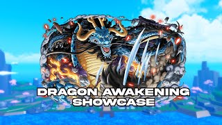 AWAKENED DRAGON SHOWCASE One Fruit Simulator [upl. by Ferdinande550]