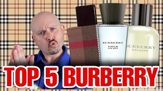 Top 5 BEST BURBERRY Fragrances for 2021  Mens Cologne [upl. by Emmanuel]