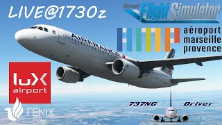 VATSIM MASSILUX Shuttle Live  Fenix A320 Marseille  Luxembourg  Real Airline Pilot [upl. by Leanna393]