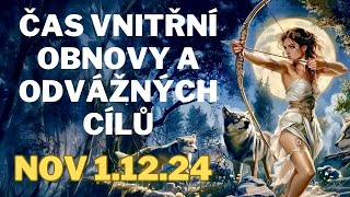 Novoluní ve Střelci 1 prosince 2024  Hledání smyslu života [upl. by Airtina]