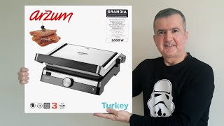 Arzum AR2023 Grandia Izgara ve Tost Makinesi Ürün İncelemesi [upl. by Eam235]