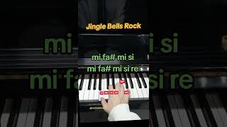 Jingle bells rock✨🎶🎹 parati piano rominamusical pianotutorial pianolessons music christmas [upl. by Rtoip215]