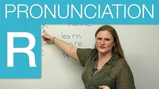 Pronunciation  How to make the R sound in English [upl. by Ahusoj]