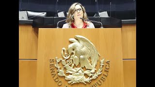 Sen Gina Cruz presenta reserva al artículo transitorio 19° de la Ley de Ingresos de la Federación [upl. by Yeneffit]