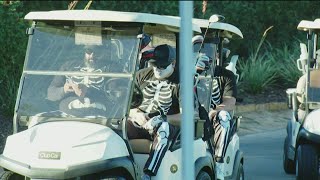 Spooky characters take over Maderas Golf Club for tournament supporting Rady Childrens [upl. by Agate]